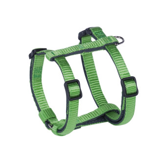 Nobby Classic Preno Mini H-shaped Harness Анатомическая шлейка для щенков и маленьких собак с мехозащитной подкладкой (Green XXS-S)