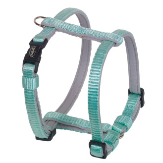 Nobby Classic Preno Mini H-shaped Harness Анатомическая шлейка для щенков и маленьких собак с мехозащитной подкладкой (Mint XXS-S)