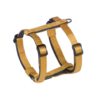 Nobby Classic Preno Mini H-shaped Harness Анатомическая шлейка для щенков и маленьких собак с мехозащитной подкладкой (Gold XXS-S)