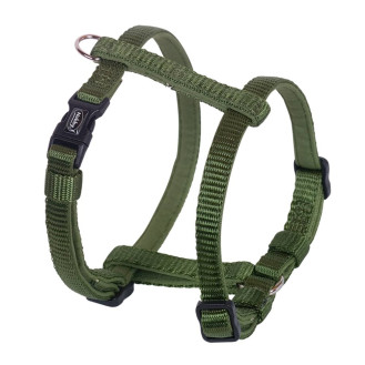 Nobby Classic Preno Mini H-shaped Harness Анатомическая шлейка для щенков и маленьких собак с мехозащитной подкладкой (DGreen XXS-S)