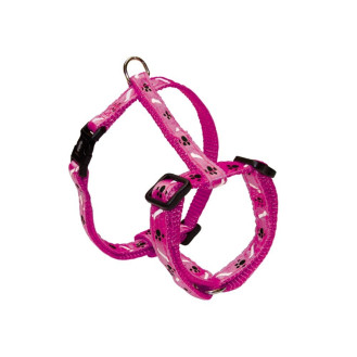 Nobby Mini H-shaped Harness Анатомическая шлейка для щенков и маленьких собак с плавной регулировкой размера (Pink XXS-XS)