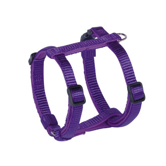 Nobby Classic Preno Mini H-shaped Harness Анатомическая шлейка для щенков и маленьких собак с мехозащитной подкладкой (Violet XXS-S)