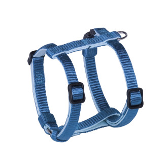 Nobby Classic Preno Mini H-shaped Harness Анатомическая шлейка для щенков и маленьких собак с мехозащитной подкладкой (LBlue XXS-S)