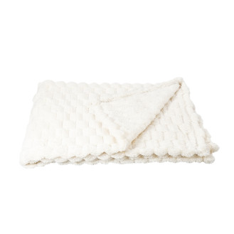 Nobby Diamond Plaid Гипоалергенный мягкий плед для собак и котов (Creme M)
