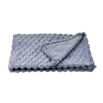 Nobby Diamond Plaid Гипоалергенный мягкий плед для собак и котов (Grey XL)
