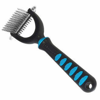 Nobby Comfort Line Stripping 2 in 1 Коат-кинг и колтунорез для собак и котов (16 см)