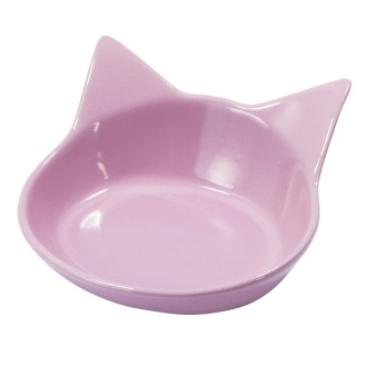 Nobby Neko Керамическая фигурная миска для котов Кошка (Pink)