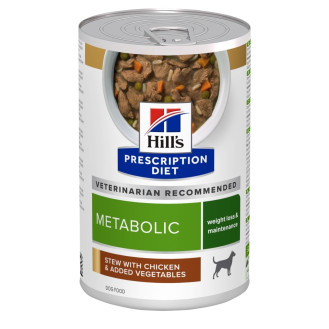 Hill's Prescription Diet Metabolic Диетическая лечебная консерва для собак с ожирением (370 г)