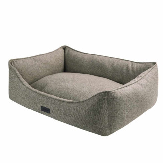 Nobby Anda Bed Антискользящая лежанка с двухсторонней плюшевой подушкой для собак и котов (Beige L)