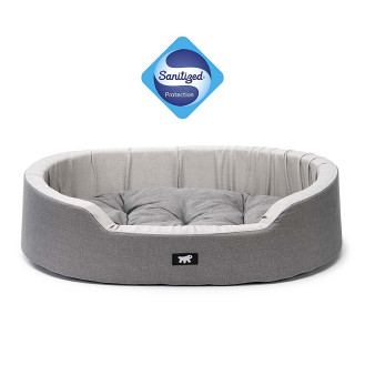 Ferplast Sanitized Dandy C Антибактериальная лежанка для собак со съемной подушкой (Grey 80)