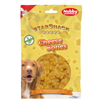 Nobby StarSnack Gluten Free Cheese Bones Безглютеновые лакомства без сахара для собак Сырные Косточки (150 г)
