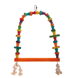 Imac Wooden Arch Swing Игрушка для попугаев Качель Джунгли (43 х 35 см)