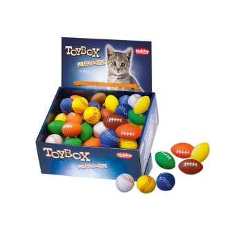 Nobby Ball Игрушка для котов ToyBox Мячик Регби (4 см)