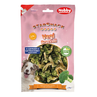 Nobby StarSnack Natural Vegi Broccoli Веганские натуральные лакомства для собак Сушеная Брокколи (25 г)