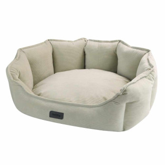Nobby Cordo Антискользящая овальная лежанка с бортиками для собак и котов (Beige S)