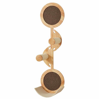 Nobby Wall Cat Climbing Hig Игровой комплекс на стену для кошек Дряпалка со ступенькой (LWood)