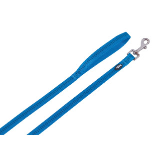 Nobby Soft Grip 120 Leash Нейлоновый поводок с мягкой подкладкой для собак с чувствительной кожей (LBlue XS)