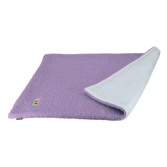 Nobby Puppy Plaid Плюшевый мягкий лежак-плед для щенков (Lavender L)