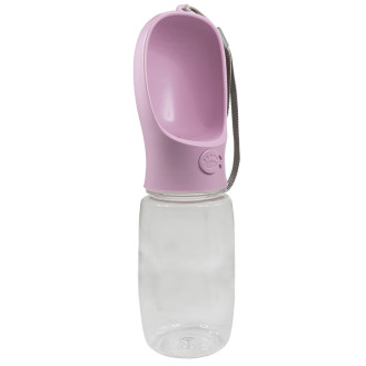 Nobby Drinking Bottle 2 in 1 Дорожная поилка с чашей для питья для собак (Pink 550 мл)