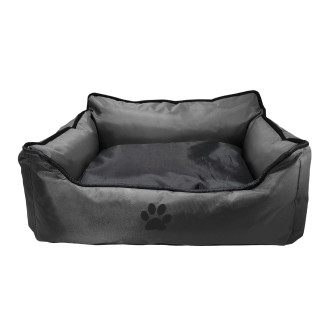 Nobby Reno Bed Непромокаемая лежанка с двусторонней подушкой для собак (Black M)