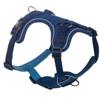 Nobby Mailo No-Pull Harness Анатомическая светоотражающая шлея для корректировки поведения собаки на поводке (Blue S)