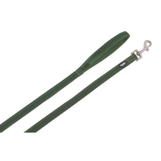 Nobby Soft Grip 120 Leash Нейлоновый поводок с мягкой подкладкой для собак с чувствительной кожей (DGreen XS)