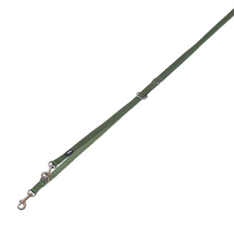 Nobby Classic Preno Mini 3 in 1 Leash Поводок-перестёжка с мягкой подкладкой для щенков и маленьких собак (DGreen)