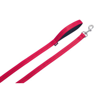 Nobby Soft Grip 180 Leash Нейлоновый поводок с мягкой подкладкой для собак с чувствительной кожей (Red L-XL)