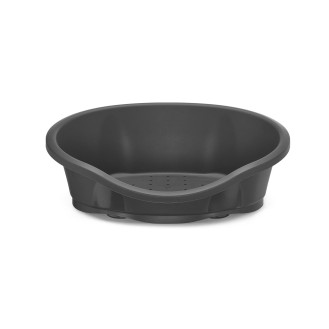 Imac Dido Пластиковая антивандальная лежанка с бортиками для собак и котов (Black 80)