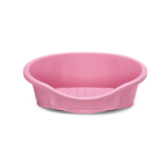 Imac Dido Пластиковая антивандальная лежанка с бортиками для собак и котов (Pink 65)