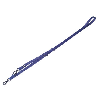 Nobby Classic Comfort 2m 3 in 1 Leash Прочный поводок-перестёжка с усиленным карабином для собак (Blue XS-S)