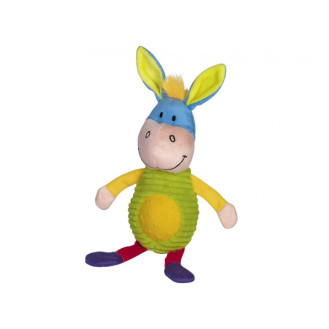 Nobby Plush Игрушка для собак Плюшевый Ослик с TPR туловищем для жевания (М 25 см)