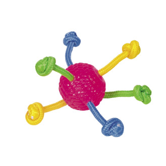 Nobby Swimming Игрушка для собак Плавающий Мяч с верёвками (L Ø 8 см)