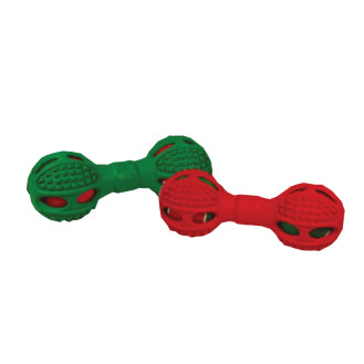 Nobby Christmas Игрушка для собак Рождественские Жевательные Гантели (16 см)