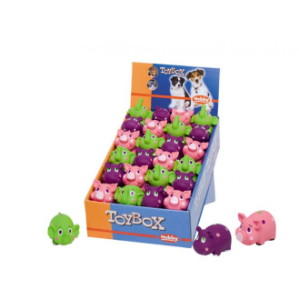 Nobby Latex Игрушка для миниатюрных собак ToyBox Забавные животные с пищалкой (XS 8 см)