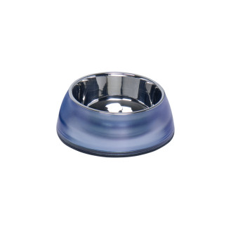 Nobby Diva Clear Антискользящая миска из нержавеющей стали для собак Градиент (Blue 500 мл)