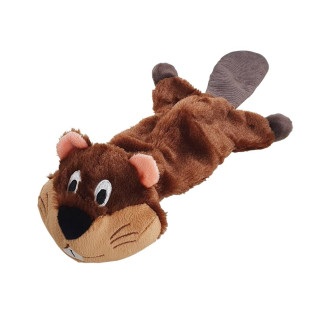 Nobby Plush Мягкая игрушка для собак Плюшевый Бобёр с пищалкой для самостоятельной игры (45 см)