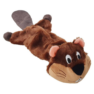 Nobby Plush Мягкая игрушка для собак Плюшевый Бобёр с пищалкой для самостоятельной игры (55 см)