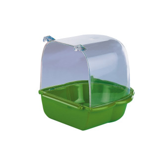 Nobby Bath Закрытая подвесная купалка для маленьких попугаев (Green)