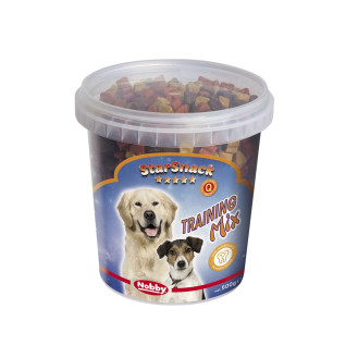 Nobby StarSnack Training Mix Натуральные лакомства без сахара для собак Сердечки из Мясного Ассорти (500 г)