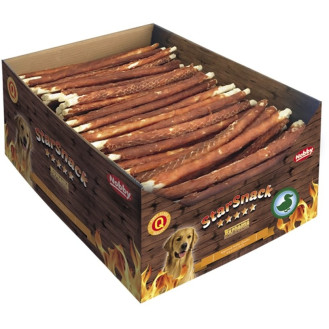 Nobby StarSnack BBQ Wrapped Duck Box Жевательные лакомства собак Палочка из Утки (32 г г (6,85 кг) Ø 8 мм - 25 см)