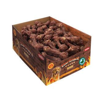 Nobby StarSnack Dental BBQ Duck Bone Жевательные лакомства для чистки зубов собак Косточка из Утки и Говядины (50 г (5 кг) 6 см)