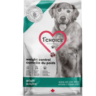 1st Choice Weight Control Medium & Large Adult Сухой корм с курицей для собак склонных к набору лишнего веса (10 кг)