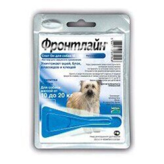 Boehringer Ingelheim Frontline Spot-on Dogs Монопипетка от блох, вшей и клещей для собак Фронтлайн Спот-он (10-20 кг)
