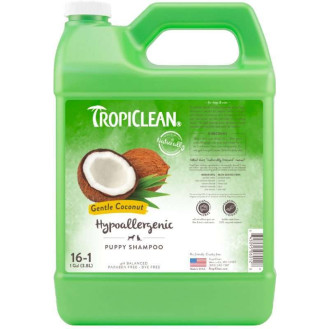 TropiClean Shampoo Hypoallergenic Puppy & Kitten Гипоалергенный шампунь для щенков и котят (3,8 л)