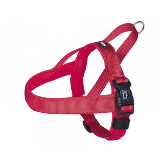 Nobby Classic Preno Norwegian Harness Правильная норвежская шлея для собак с ручкой и мехозащитной подкладкой (Red S-M)
