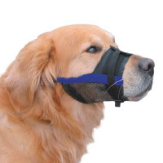 Nobby Adjustable Muzzle Color Ветеринарный нейлоновый регулируемый намордник для собак (Blue №1)