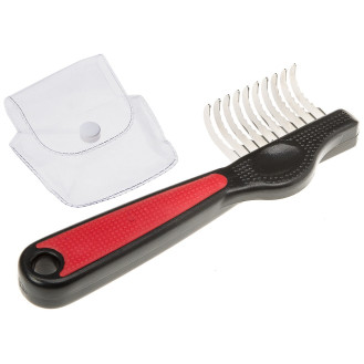 Ferplast GRO 5968 Колтунорез серповидный для собак и котов со средней длиной шерсти (16,3 см)