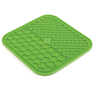 Imac Pet Licking Mat Силиконовая миска для вылизывания Коврик на присосках для собак и котов (21 х 21 см)