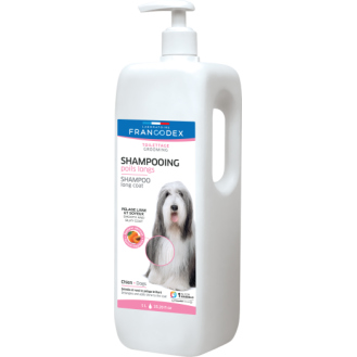 Francodex Shampoo Long Coat Dogs Шампунь с маслом ши для длинношерстных собак (1 л)